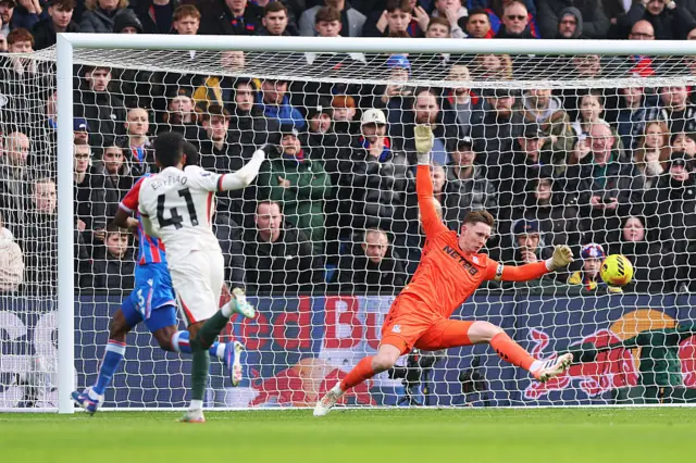 Estevaon scoring a goal