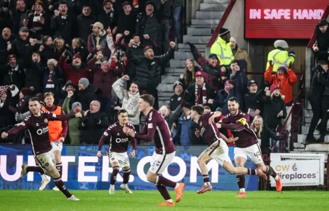 FT: Heart of Midlothian 2-2 Celtic