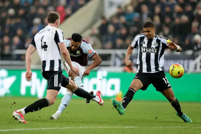 Ollie Watkins scoring a goal