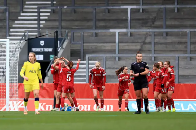 Mia Enderby celebrates her goal