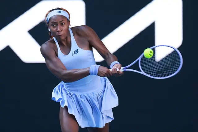 Coco Gauff at the Australian Open