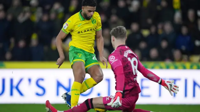Anis Ben Slimane dribbles around Coventry keeper Carl Rushworth