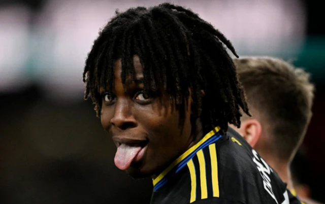 Patrick Dorgu celebrates