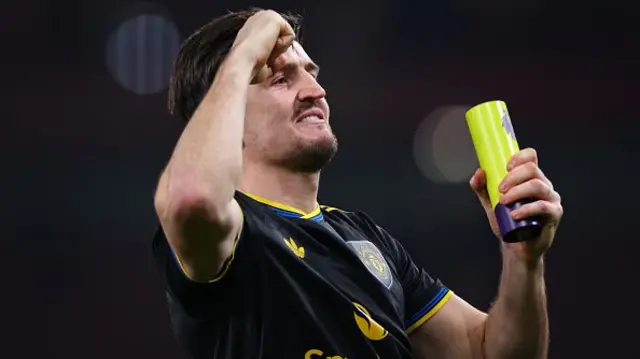 Harry Maguire of Manchester United celebrates