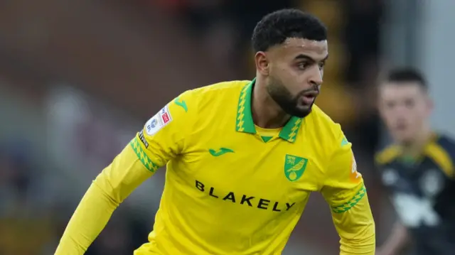 Anis Ben Slimane in action for Norwich