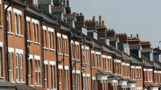 A row of terraced houses