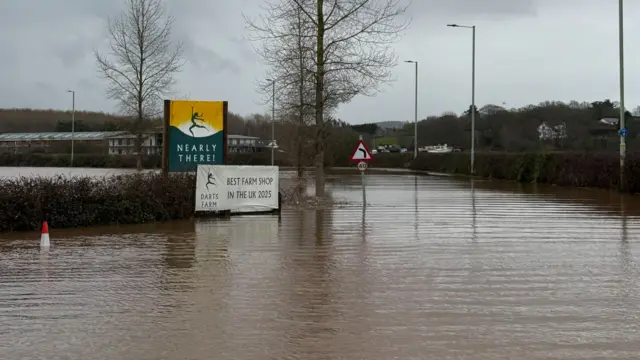 Flooding at Darts Farm