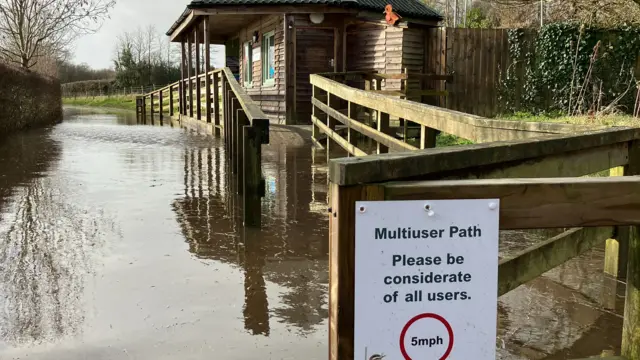 Flooding at Seaton Wetlands