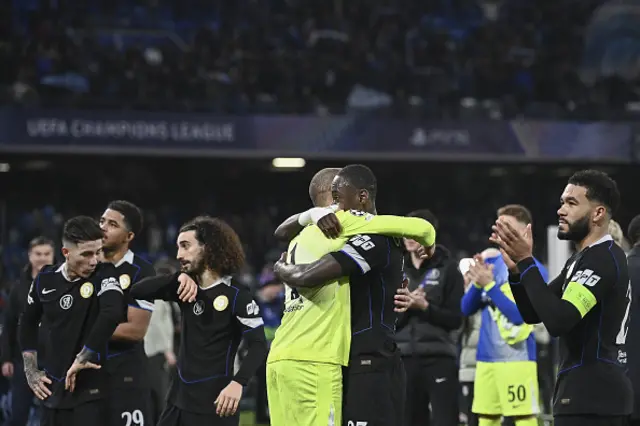 Chelsea players celebrate