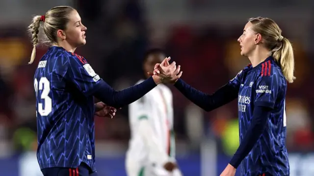 Alessia Russo and Chloe Kelly