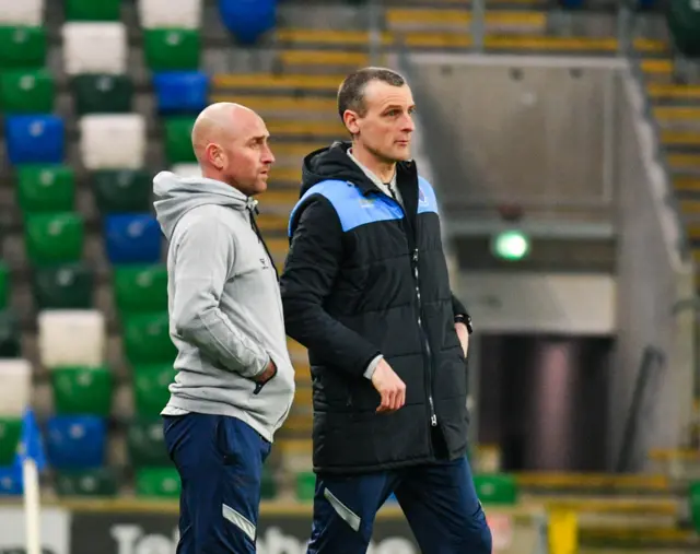 Oran Kearney and Barry Johnston
