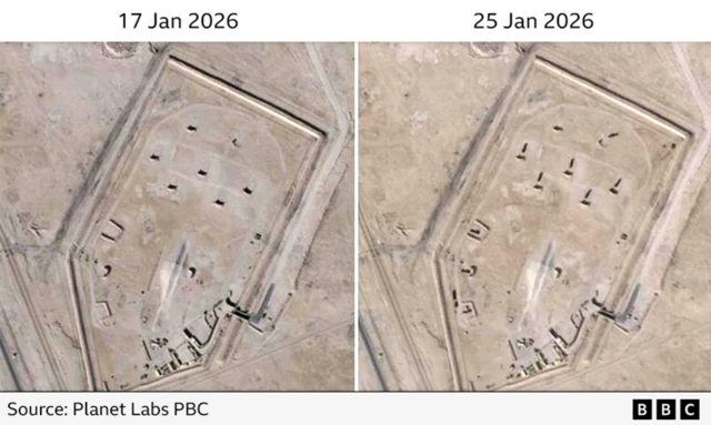 Satellite images from al-Ubeid