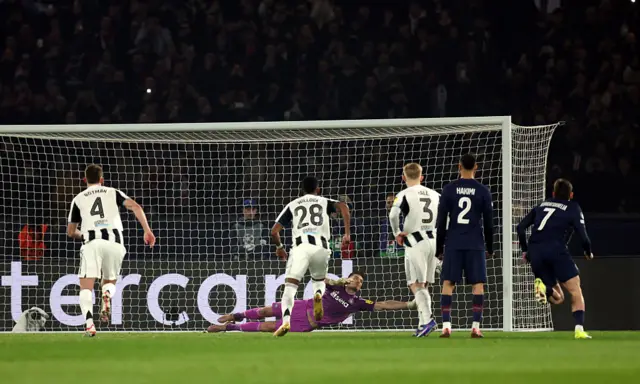 Nick Pope saves penalty.