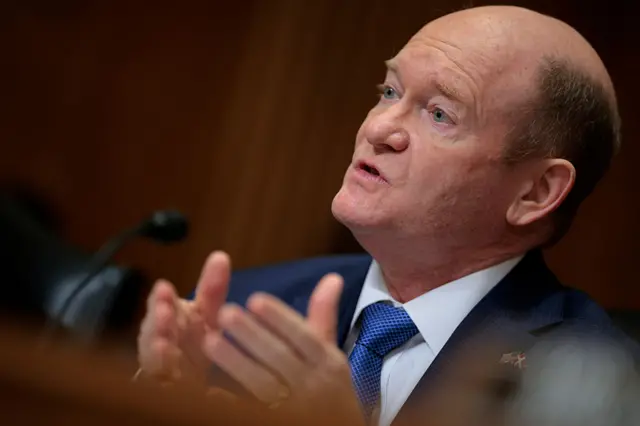 Democratic Senator Chris Coons