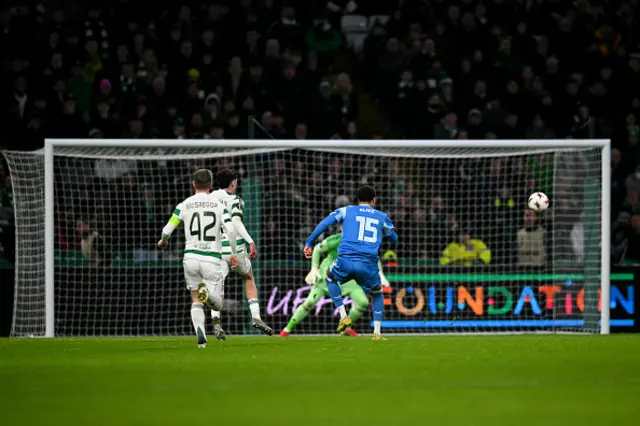 Adrian Blake scores the team's second goal