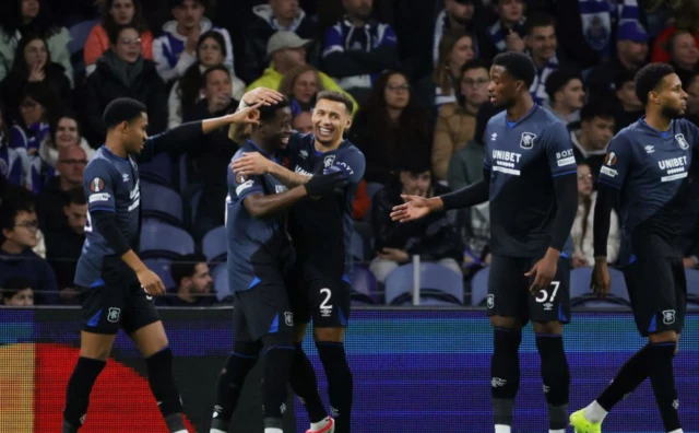 Rangers' Djeidi Gassama celebrates