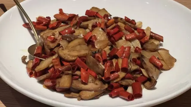 Wild mushroom dish from In & Out