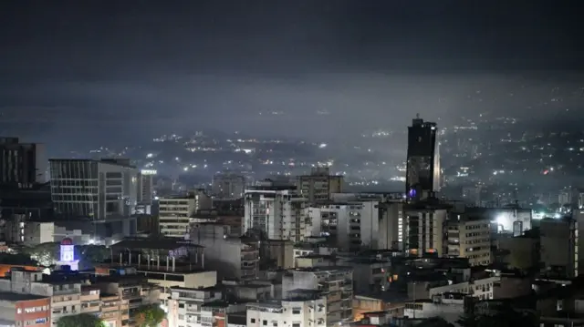 Các tòa nhà cao tầng ở thành phố Caracas, Venezuela.