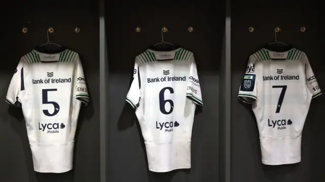Connacht's white jersey