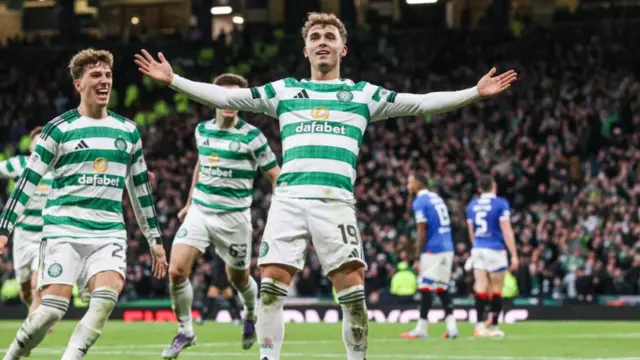 Celtic's Callum Osmand celebrates
