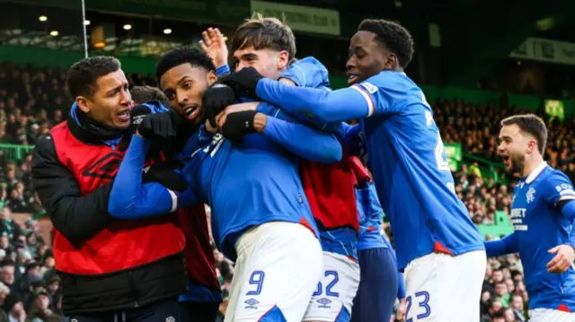 Rangers celebrate