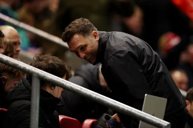 Derby County manager John Eustace