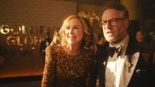 Catherine O'Hara and Seth Rogen in The Studio