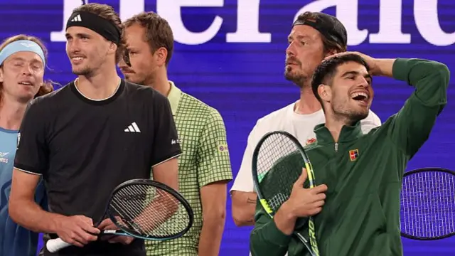 Zverev and Alcaraz