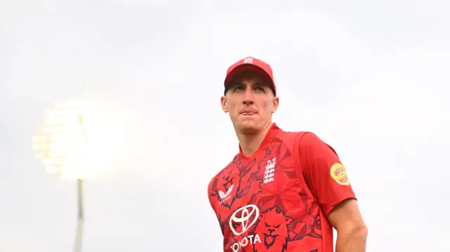 Harry Brook in England T20 kit