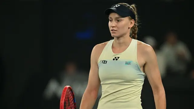 Elena Rybakina of Kazakhstan