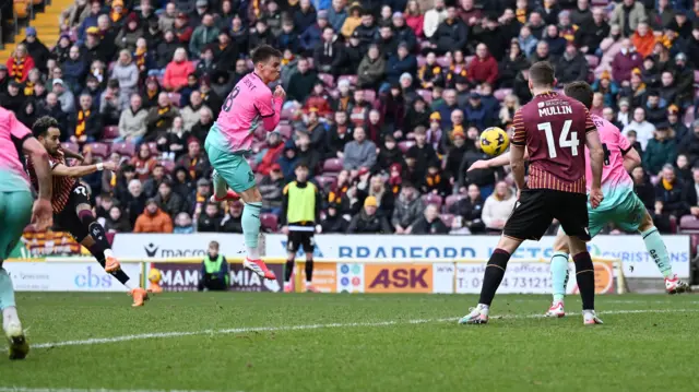 Tyreik Wright scores a goal