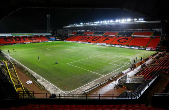 Dundee United pitch