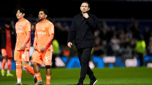 Frank Lampard at full-time at Loftus Road