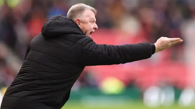 Stoke manager Mark Robins