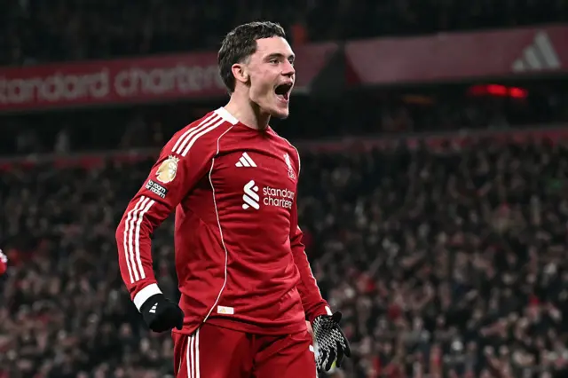 Wirtz shouts in delight after his goal