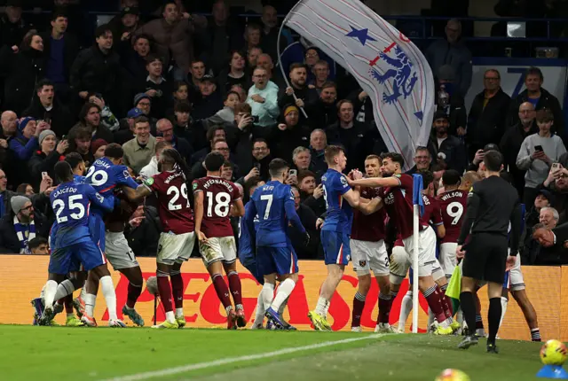 Fight on the pitch