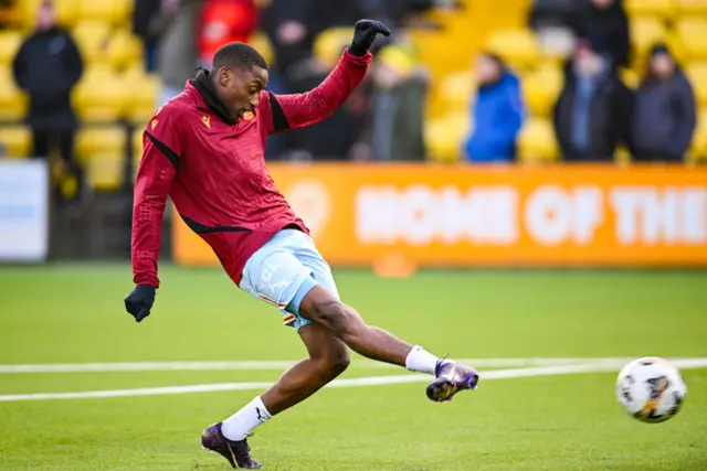Motherwell's Tawanda Maswanhise