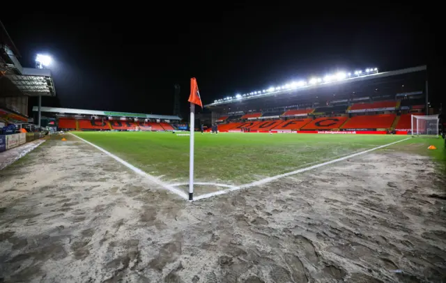 Dundee United pitch