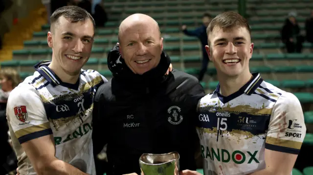 Peter Canavan with sons Darragh and Ruairi