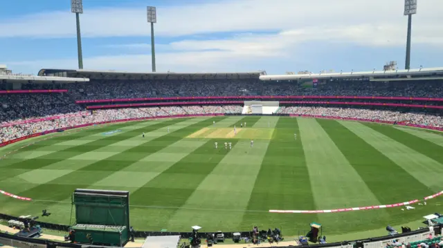 A scenic view of the Sydney Cricket Ground