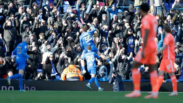 Birmingham celebrate scoring