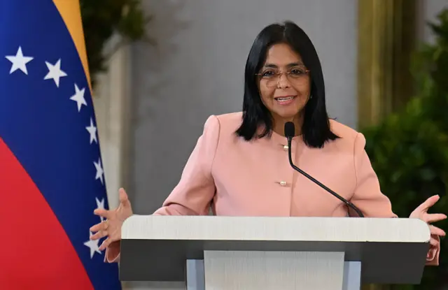 Venezuela's Vice President Delcy Rodriguez.