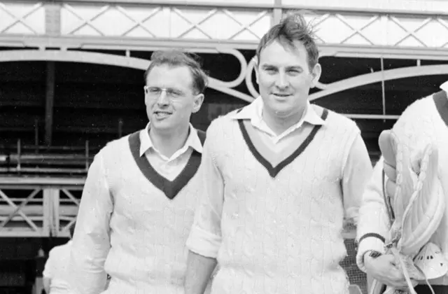 Geoff Boycott and Ray Illingworth