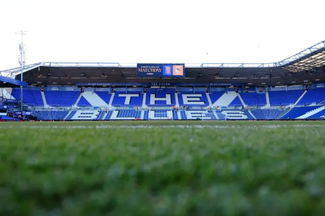 Birmingham's St Andrew's stadium before kick-off
