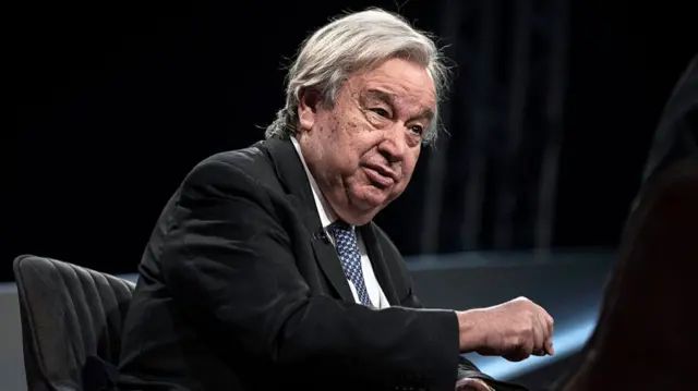 UN Secretary General Antonio Guterres