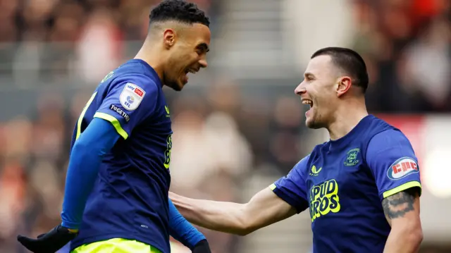 Preston celebrate scoring