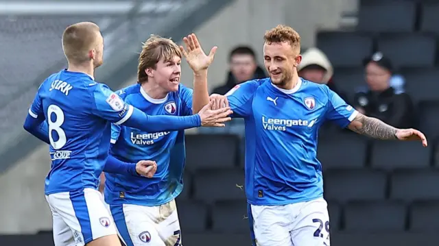 Sam Curtis scores for Chesterfield