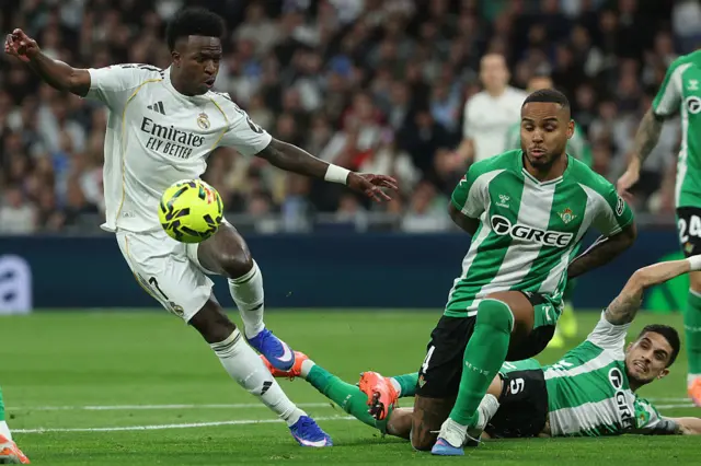 Vinicius versus Real Betis