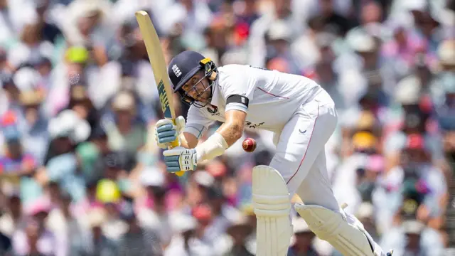 Joe Root of England bats