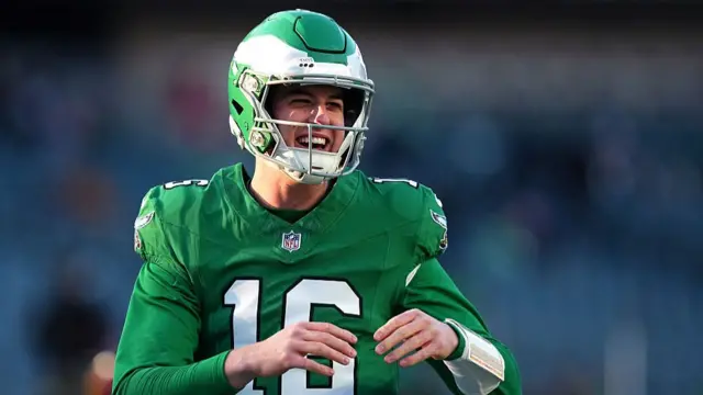 Tanner MaKee of the Philadelphia Eagles